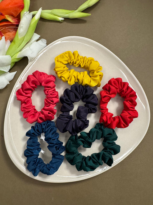 Small Scrunchies Combo - 2 (Pack of 3)