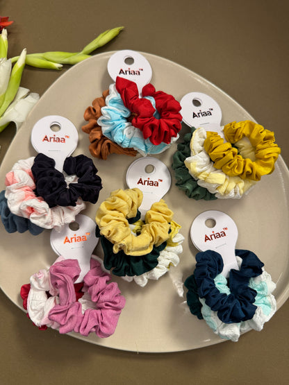 Small Scrunchies Combo - 2 (Pack of 3)