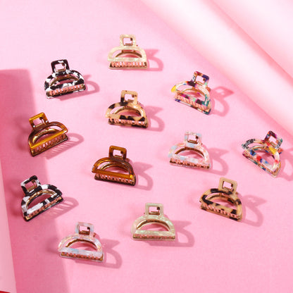 Multicolour Printed claw clips - 1 (Per Pc)