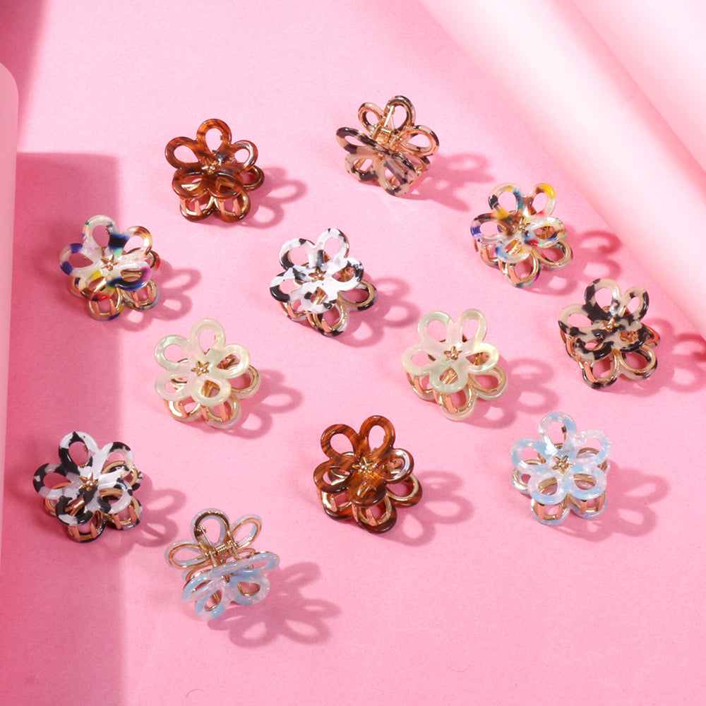 Round Printed Claw Clips (Per Pc)