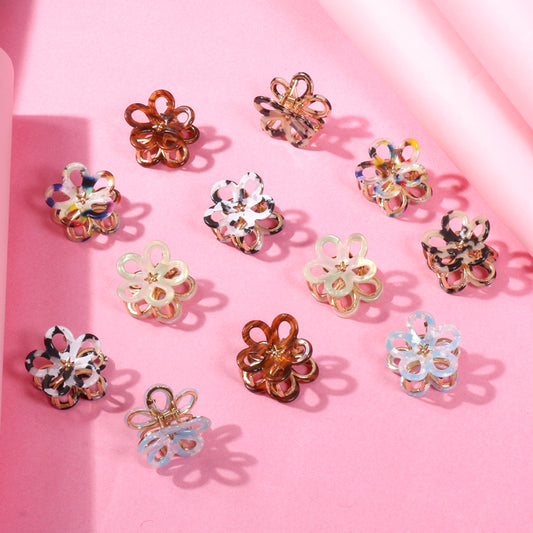 Round Printed Claw Clips (Per Pc)