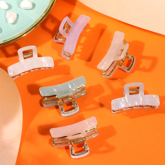 Multicolour Sheet Claw Clips - 2 (Per Pc)