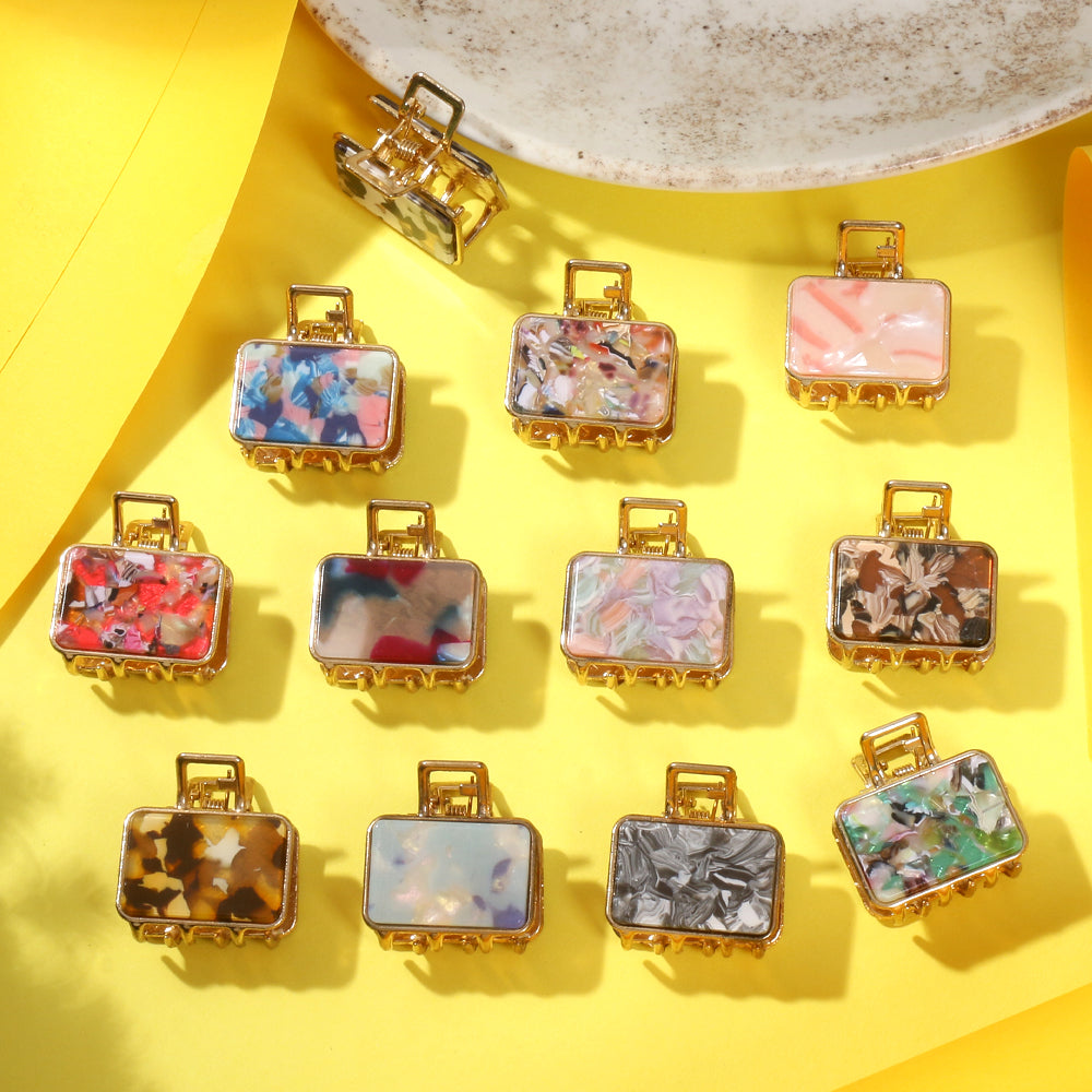 Rectangular Shaped Metal Claw Clips (Per Pc)