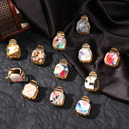 Square Shaped Metal Claw Clips (Per Pc)