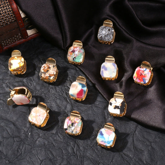 Square Shaped Metal Claw Clips (Per Pc)