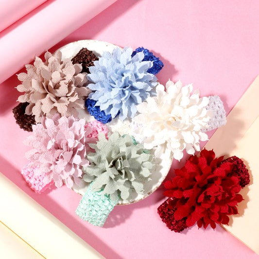 Colourful Baby Headbands - 4 (Per Pc)