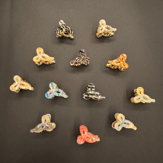 Mini Sheet Butterfly Clips - 6