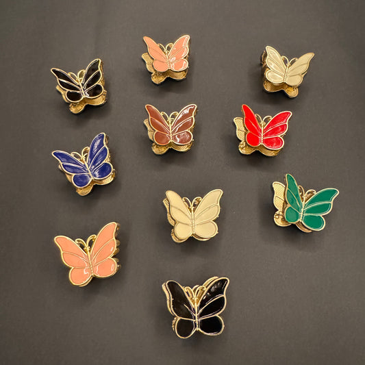 Butterfly Shaped Clips