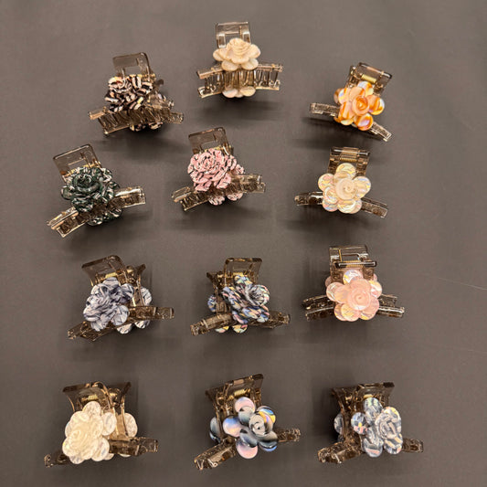 Flower Butterfly Clips