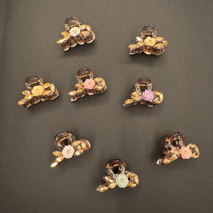 Floral Butterfly Clips - 1
