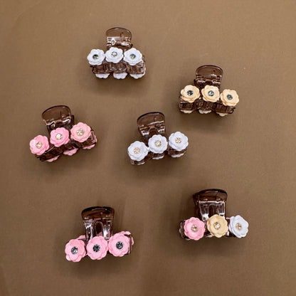 Floral Butterfly Clips - 4