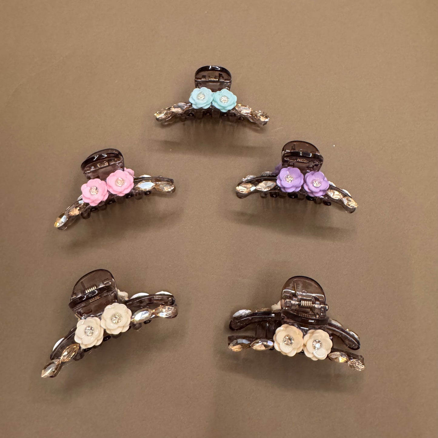 Floral Butterfly Clips - 2
