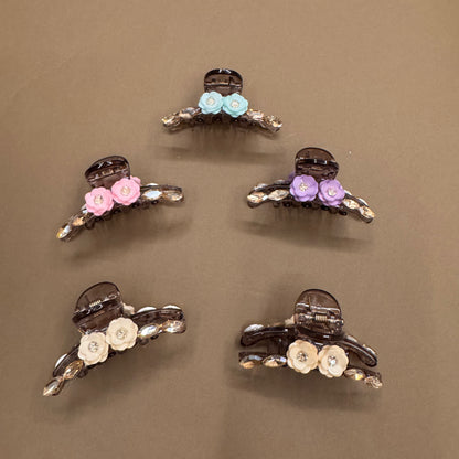 Floral Butterfly Clips - 2